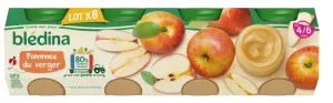 Pots Pommes Du Verger 8x130g - BLEDINA