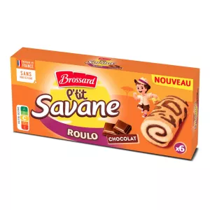 Gâteaux chocolat P’tit Savane Roulo 150g - BROSSARD