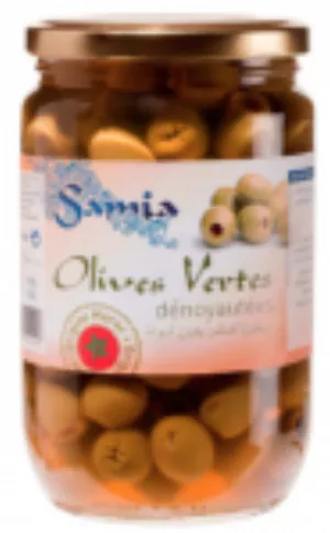 Olives vertes dénoyautées 12 x 72cl