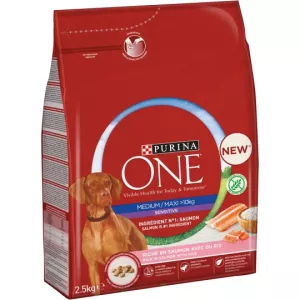 Croquettes chien saumon riz 2,5 kg - PURINA