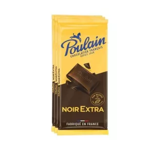 Extra Dark Chocolate Bar 3x100g - POULAIN