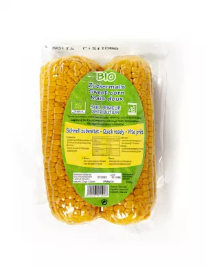 MAÏS CUIT  2 ÉPIS SACHETS 400 G X 12