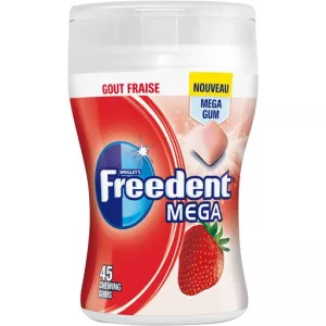 Chewing-gum goût Fraise Mega 103g - FREEDENT