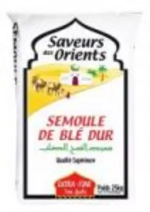 Semoule de Blé Saveurs des Orients Extra fine Noir 25 kgs