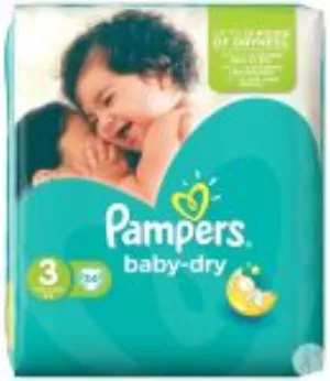 Couche bebe PAMPERS BABY DRY T3 5-9KG