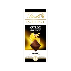 Excellence Lemon Ginger Dark Chocolate Bar 100g - LINDT