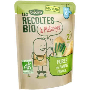 Repas bébé dès 6 mois purée de fenouil Bio 120g - BLÉDINA