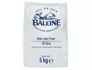 Fine Dried Sea Salt 5kg - LA BALEINE