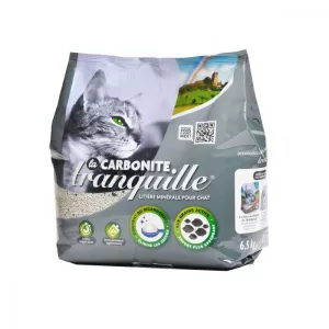Litière minérale carbonite agglomérante pour chat 6.5kg - TRANQUILLE