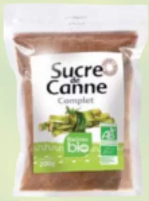 Sucre complet de canne RACINES BIO (10 x 200 g)