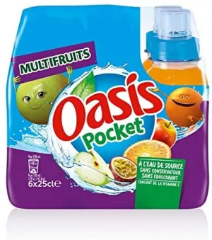 Oasis Push Pull Multifruits 6x25cl