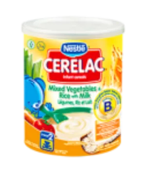 CERELAC Légumes, riz et lait 400 g