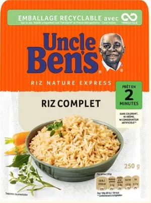 Riz Complet 250g - UNCLE BENS