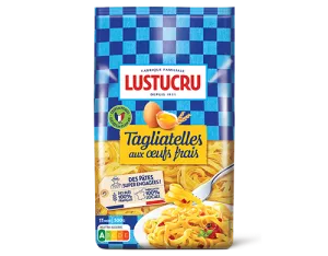 Pâtes Tagliatelles aux oeufs frais 500g - LUSTUCRU
