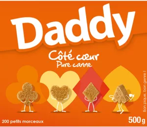 Sucre côté coeur pure canne 500g - DADDY