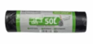 Trash bag with sliding handle 10 bags of 50l 65 x 70 x 5 cm eco-sACs - Eco-sacs