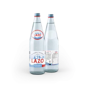 Eau minérale pétillante en verre 1L - LAZO