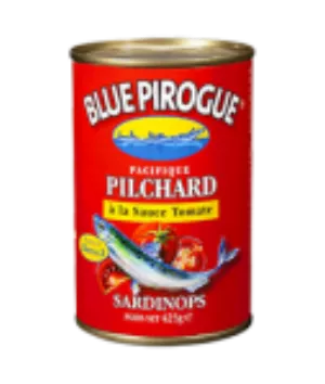 Pilchards à la sauce tomate BLUE PIROGUE (12 x 425 g)