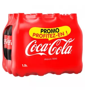 Coca Cola 1,5 l (Packung mit 6 Flaschen)