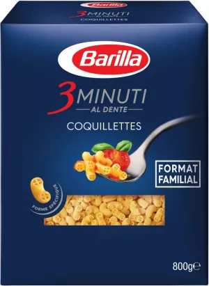 Pâtes Coquillettes Format Familial 3min 800g  - BARILLA