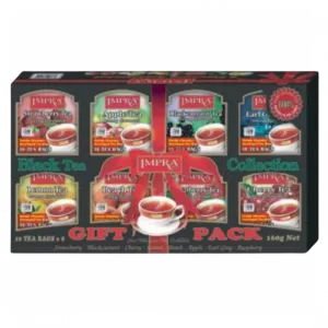 Impra Ceylon Black Tea Flavoured "gift Pack " 2g X 10 X 8