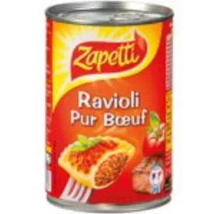 Zapetti Ravioli Boeuf Bte 800g
