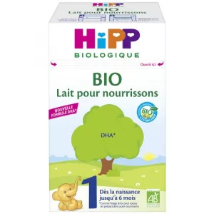 Lait en poudre 1er âge BIO 600g - HIPP BIOLOGIQUE