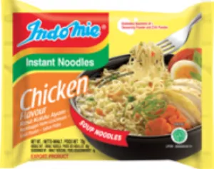 Cup nouilles instantanées saveur poulet 60 g halal INDOMIE