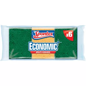 Eponges economic multi-usages x6 - SPONTEX