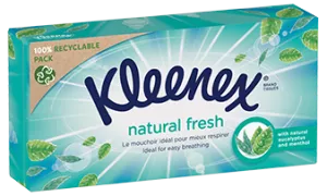 Mouchoirs natural fresh x72 - KLEENEX