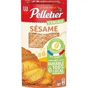 Pain grillé Harmony Sésame Lu 240g - PELLETIER