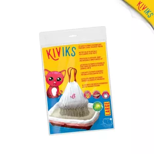 Zwerfvuilzakken filteren