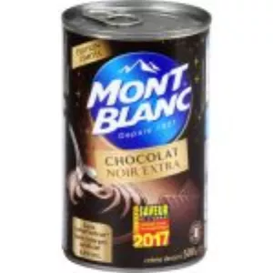 Creme Mont blanc Chocolat Noir 70%