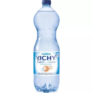 Eau gazeuse minérale naturelle 1,25l -VICHY CELESTINS