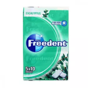 Chewing-gum Eucalyptus Dragées 5x10 - FREEDENT