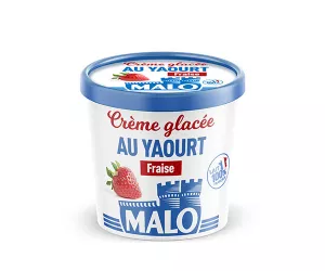 स्ट्रॉबेरी दही आइसक्रीम 325 ग्राम मालो
