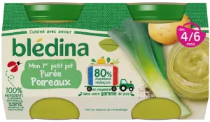 Mon 1er petit pot purée de poireaux 2x130g - BLEDINA