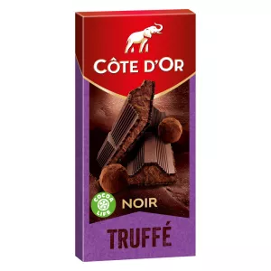 Tavoletta di cioccolato fondente al Tartufo Intenso 190g - COTE D'OR