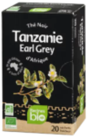 Thé Noir earl grey  RACINES BIO (12 x 20 x 1,8 g)