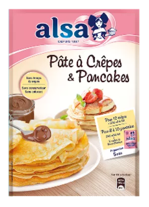 Préparation Crêpes & Pancake 210g - ALSA