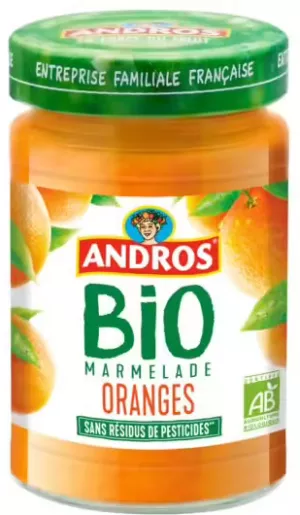 Marmelade bio 340g - Andros