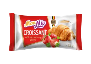 Croissant fourré à la fraise 45g - MONMIO