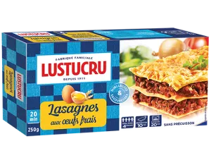 Lasagne aux œufs frais 250g - LUSTUCRU