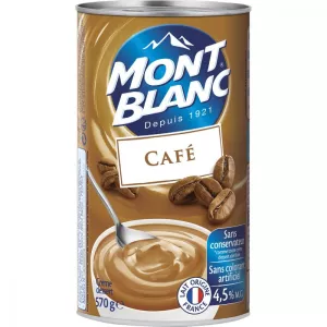 Coffee dessert cream, 570g - MONT BLANC