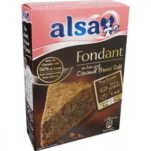Preparato per fondente al cioccolato caramello al burro salato 362g - ALSA