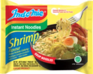 Nouilles instantanées saveur crevette 70 g halal INDOMIE