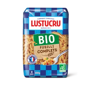 Massa Fusilli Orgânica Completa 400g - LUSTUCRU