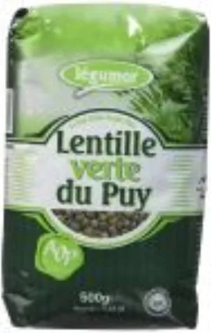 Lentilles Vertes du Puy 500g Legumor