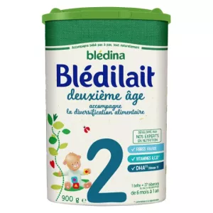 بليديليت مسحوق حليب الجيل الثاني 900 جرام - BLÉDINA