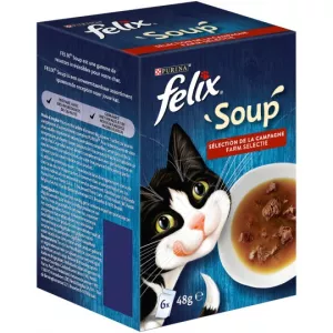 Suppe für erwachsene Katzen 6x48g - PURINA FELIX